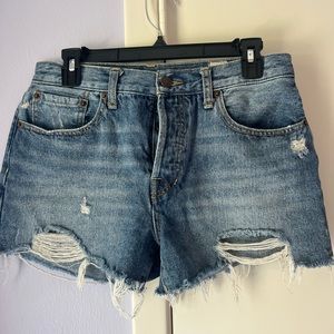 FREE PEOPLE DENIM SHORTS
